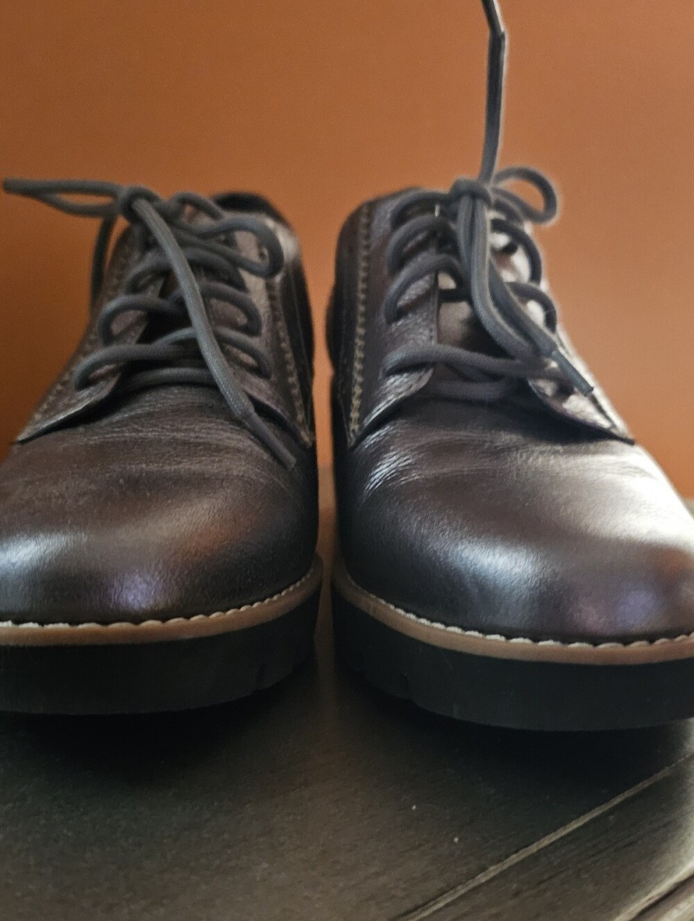 Vionic Brand-Chrome Leather Lace-fashion Dress Oxfords - Picture 6 of 8